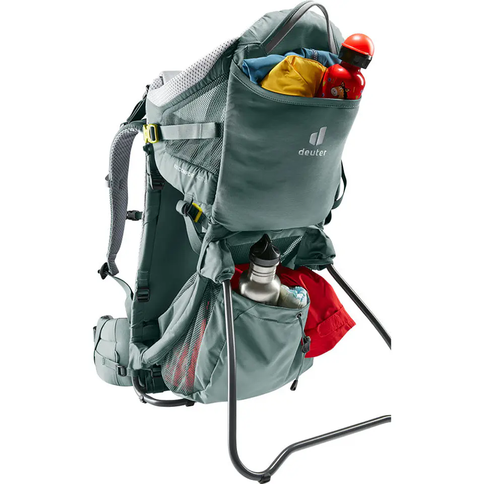 Mochila Trekking Porta Bebe Kid Comfort Active Teal Deuter 9