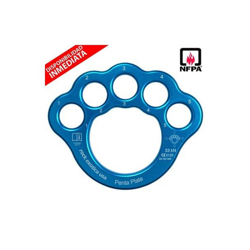Placa Multianclaje Penta Plate Rock Exotica