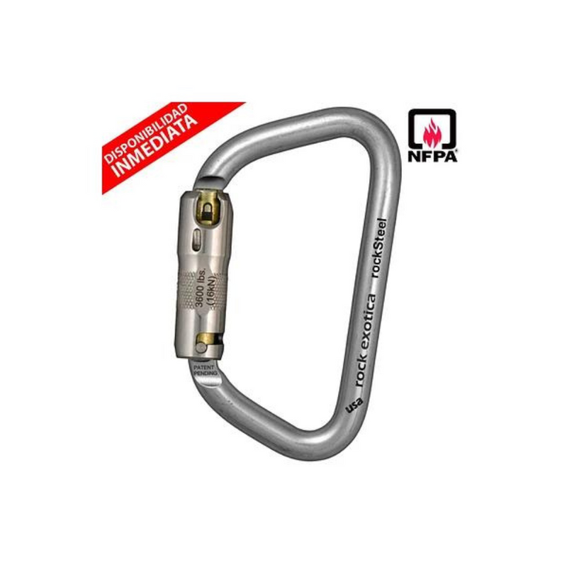 Mosquetón Rocksteel Auto-Lock Rock Exotica
