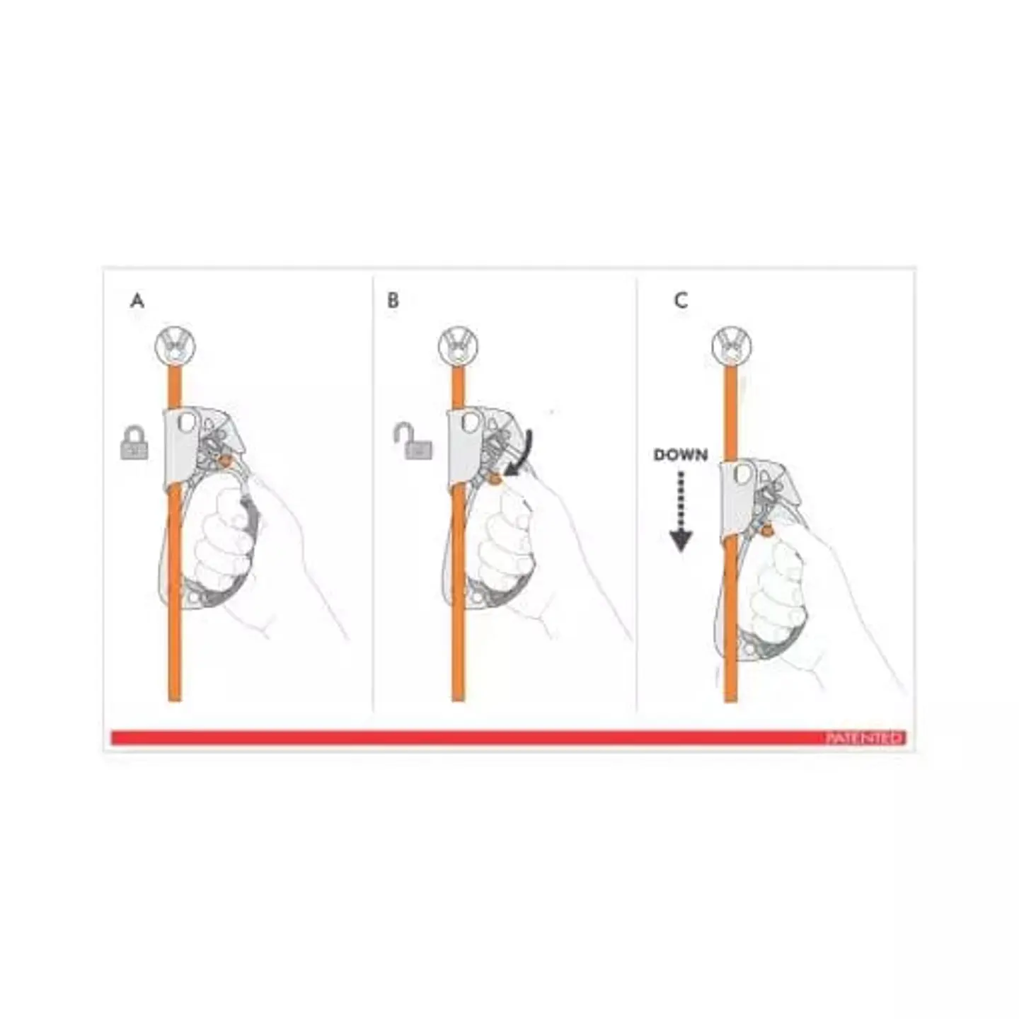 Bloqueador/Ascendedor Quick Up Plus Izquierdo Climbing Technology 3