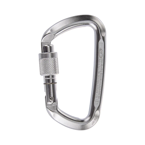 Mosquetón Aluminio Tipo D Rosca 30kN D SG Climbing Technology