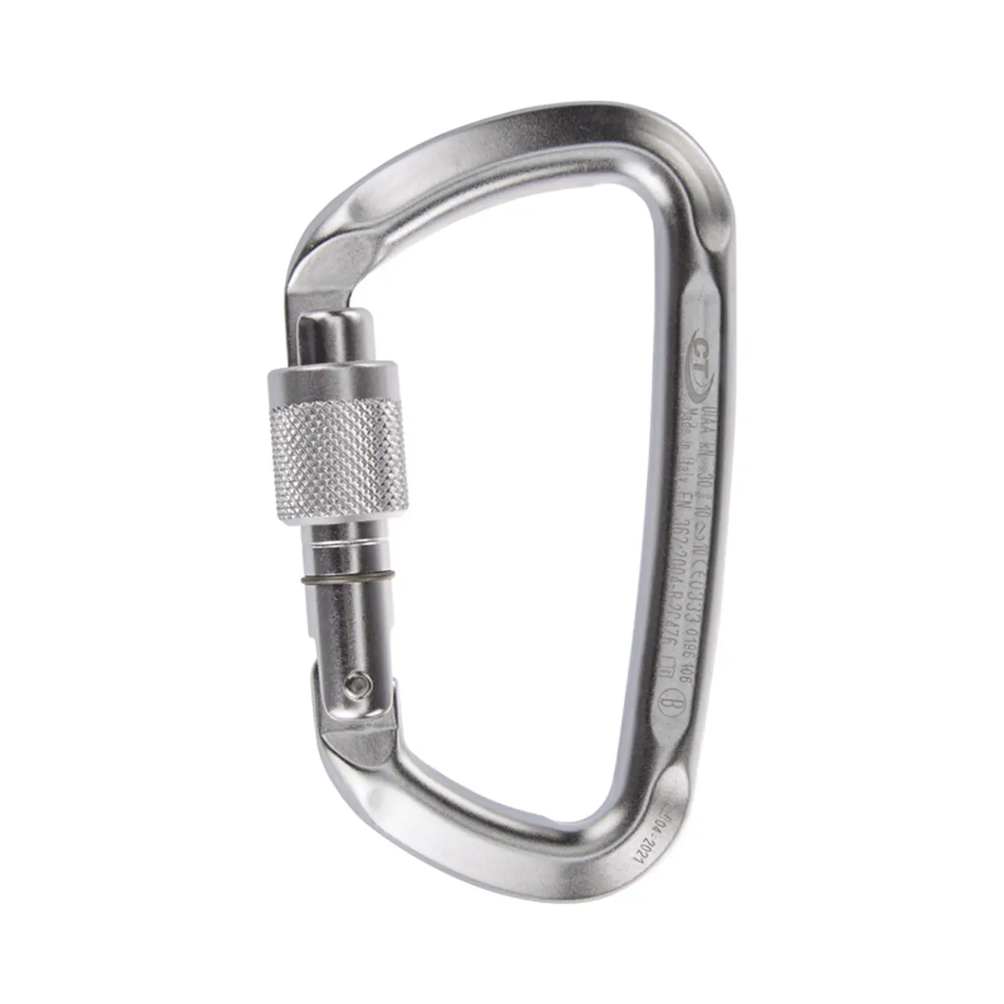 Mosquetón Aluminio Tipo D Rosca 30kN D SG Climbing Technology 1