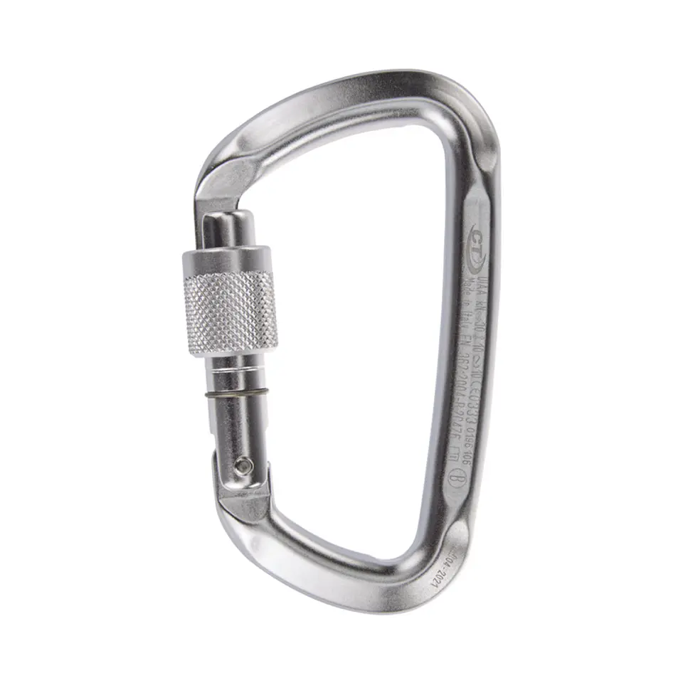 Mosquetón Aluminio Tipo D Rosca 30kN D SG Climbing Technology 1