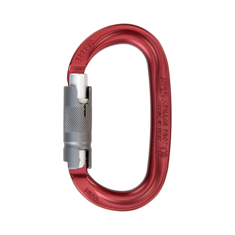 Mosquetón Aluminio Oval 3 Tiempos 25kN Pillar Pro TG Climbing Technology