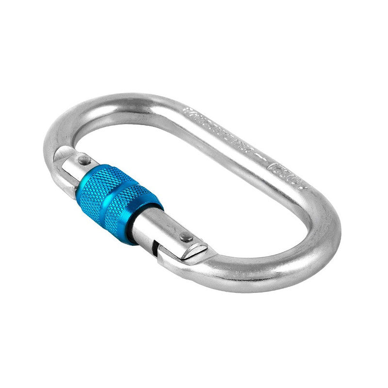 Mosquetón Oval Steel Adur (Seguro Rosca) Fixe