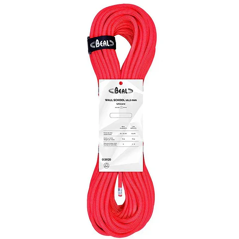 Cuerda Escalada infantil Dinámica Wall School 10.2mm (Red) X Metro Beal