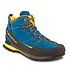 Zapato Aproximación Boulder X Mid Gtx Blue/Yellow La Sportiva