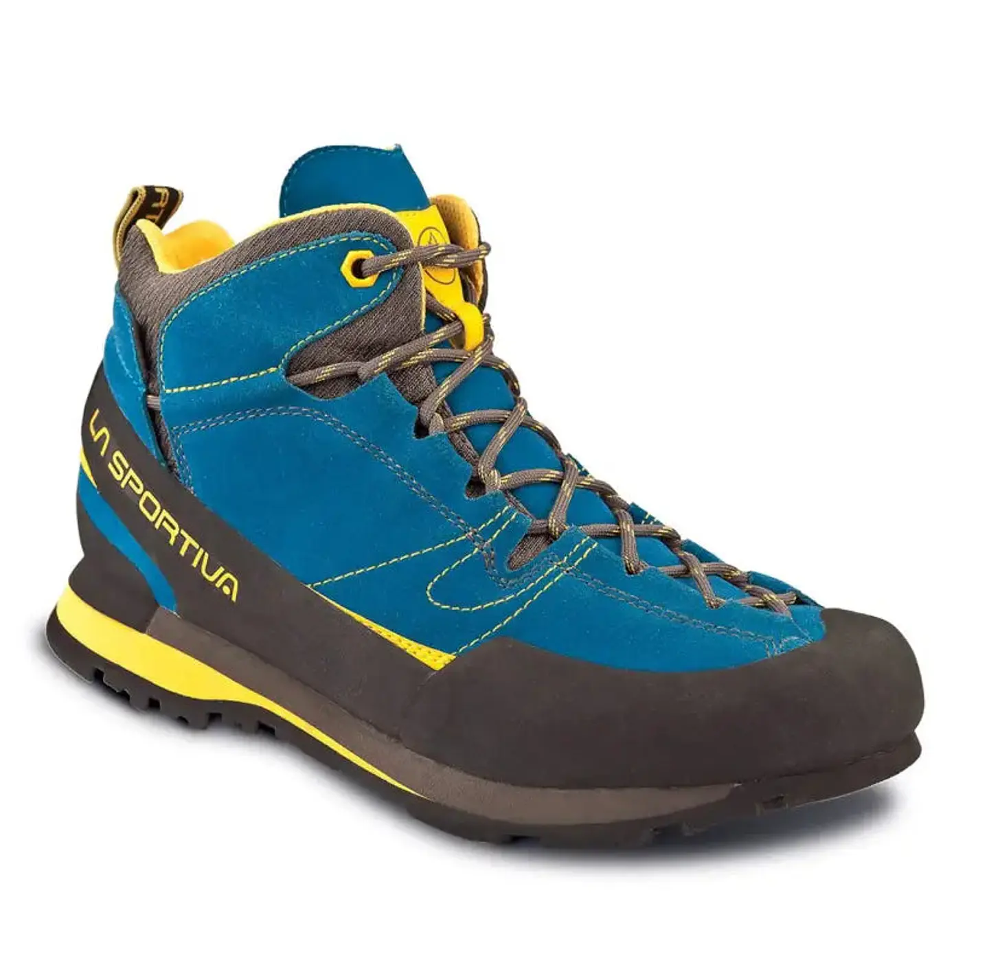 Zapato Aproximación Boulder X Mid Gtx Blue/Yellow La Sportiva 1