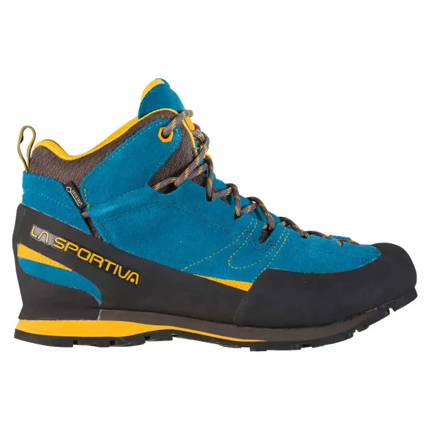 Zapato Aproximación Boulder X Mid Gtx Blue/Yellow La Sportiva 2