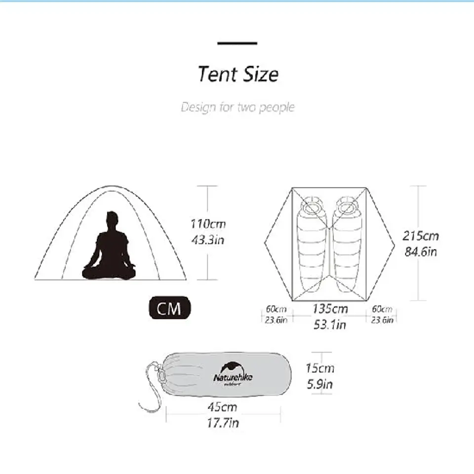 Carpa 3 Estaciones Star River 2 Green Naturehike   4