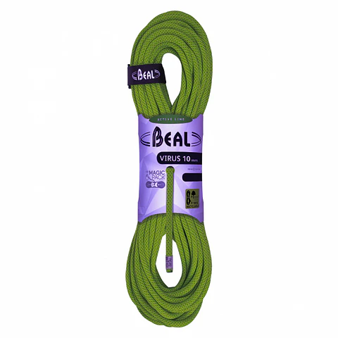 Cuerda Dinamica Virus 10mm X 60mts Solid Green Beal