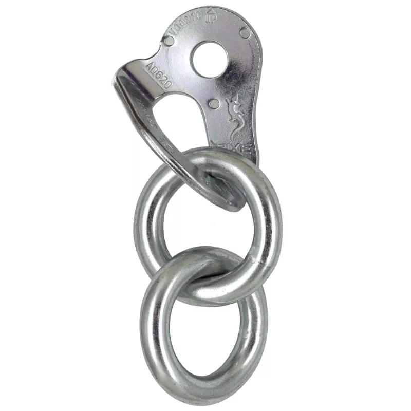 Chapa con argolla doble tipo C Ecotri 10 mm Fixe