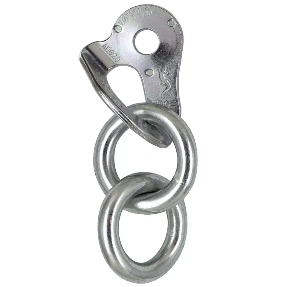 Chapa con argolla doble tipo C Ecotri 10 mm Fixe 1