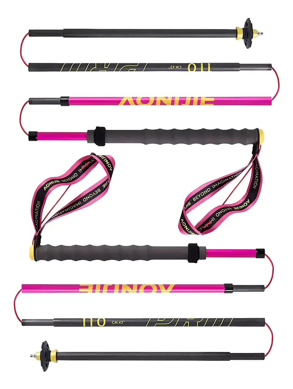 Bastones de Trail Running AONIJIE CarbonFly Z 4