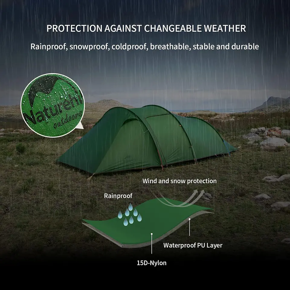 Carpa 4 Estaciones Opalus 3 Naturehike  5