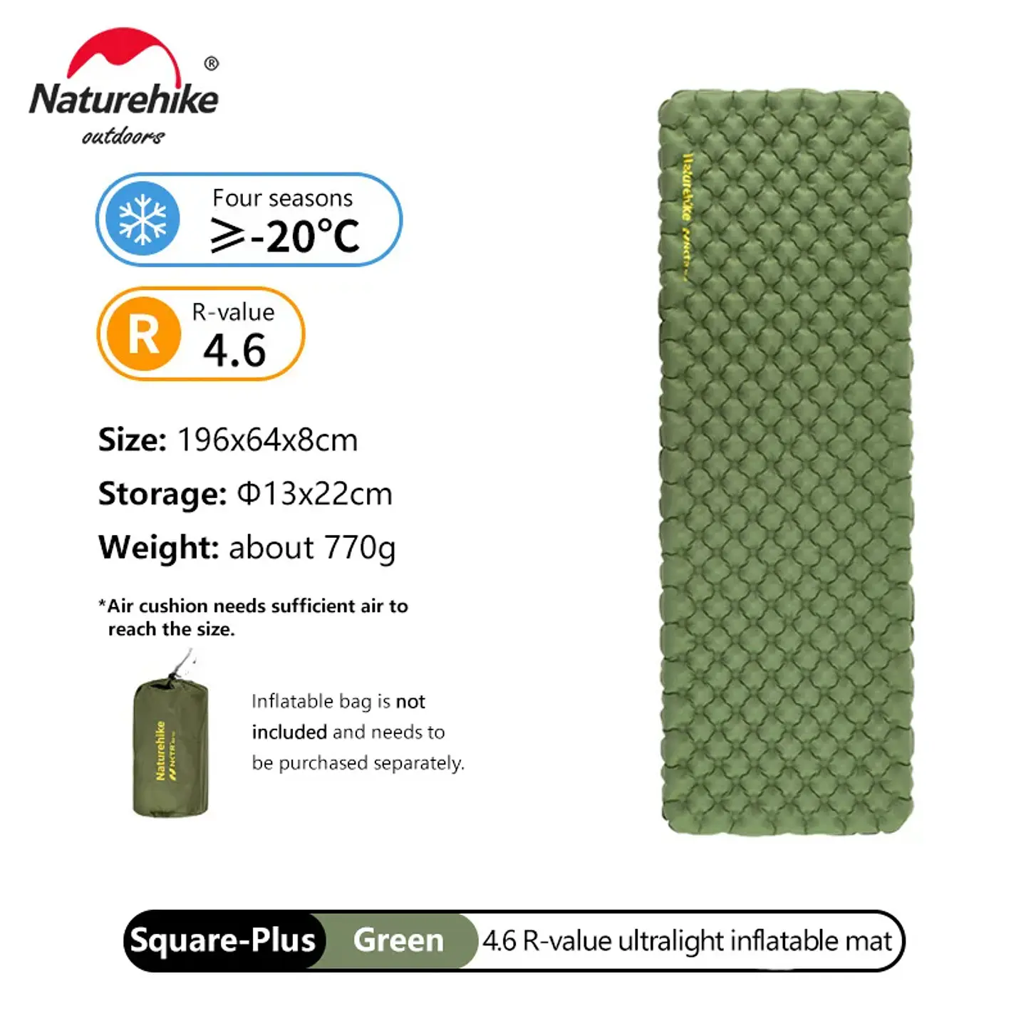Colchoneta Ultralight Tuye 4.6 Naturehike  2