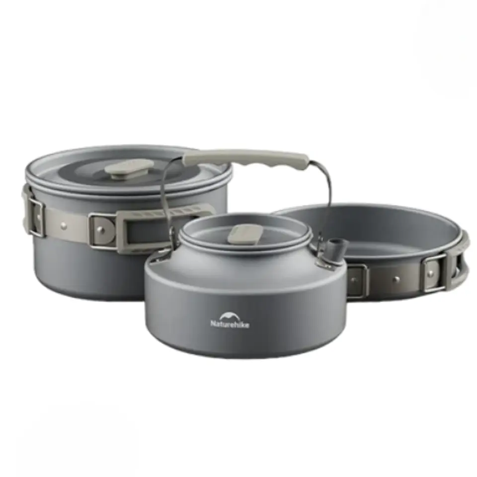 Set de Cocina Olla/Tetera Aluminio Naturehike 1