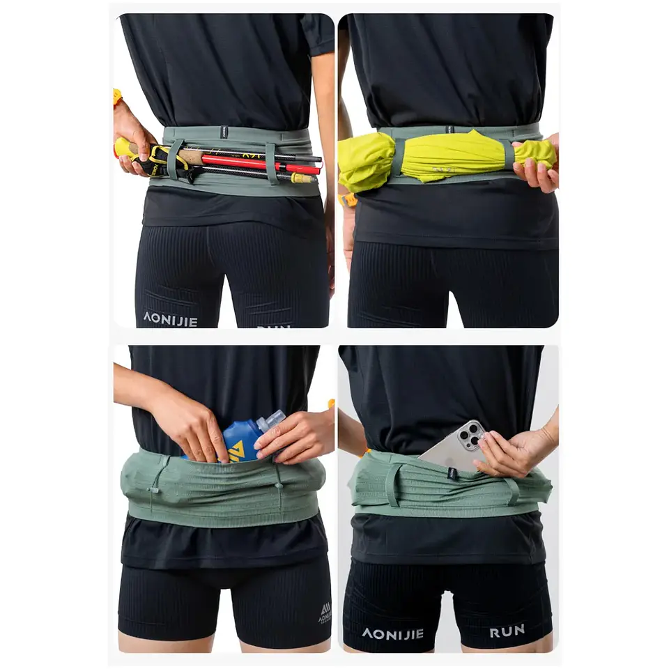 Cinturón Trail Running Free Belt Pro Green Aonijie 4