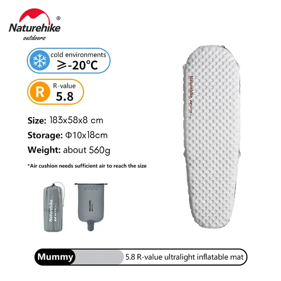 Colchoneta Ultralight Tuye 5.8 Naturehike  2