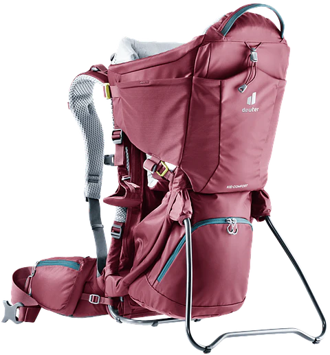 Mochila Trekking Porta bebe Kid Comfort + Maron Deuter
