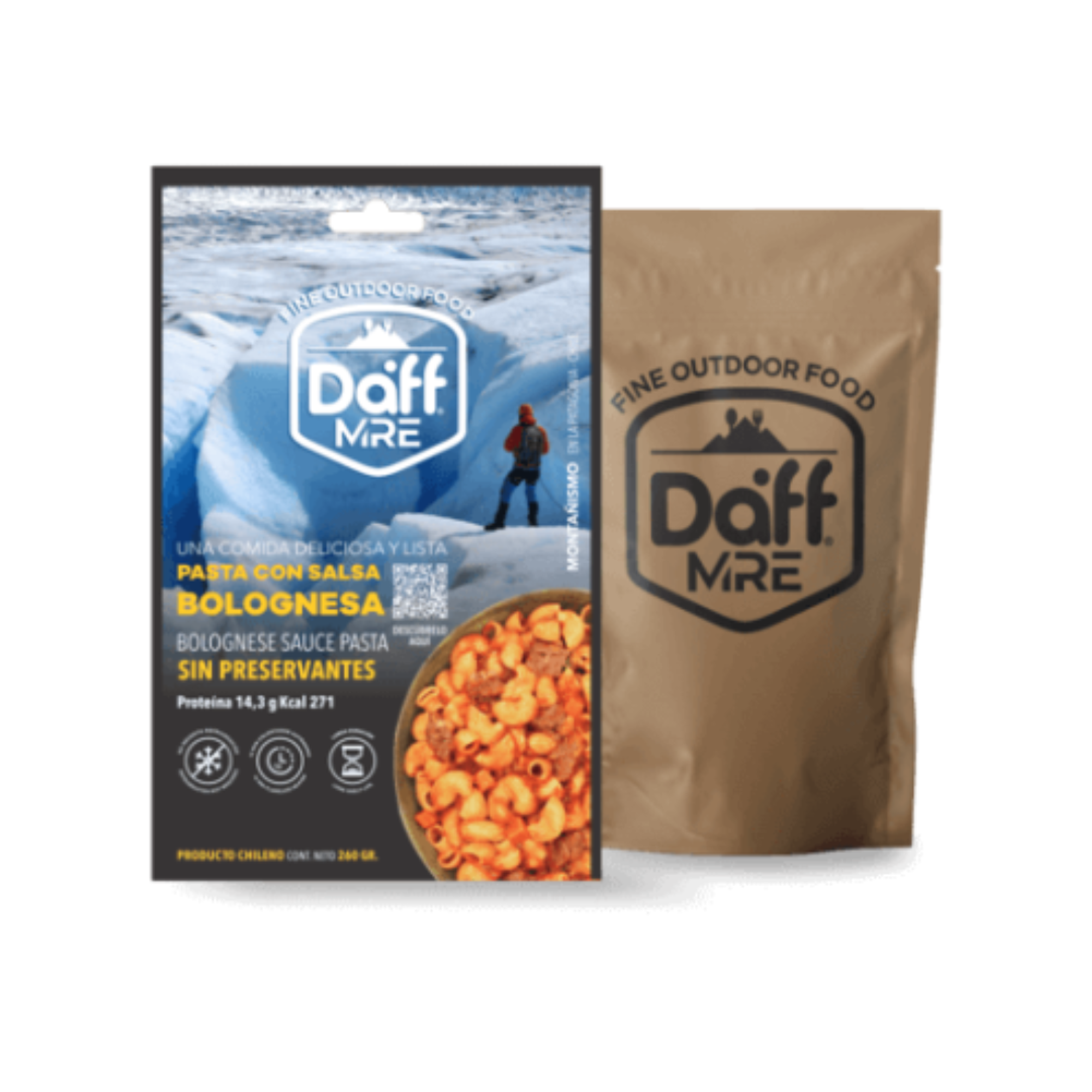 Comida Daff Pasta con Salsa Bolognesa 260 gr 1
