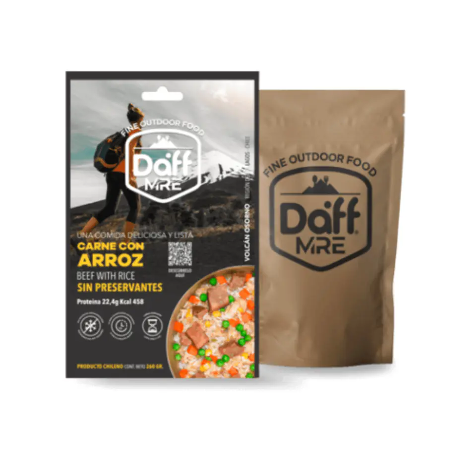 Comida Daff Carne con Arroz 260 gr 1