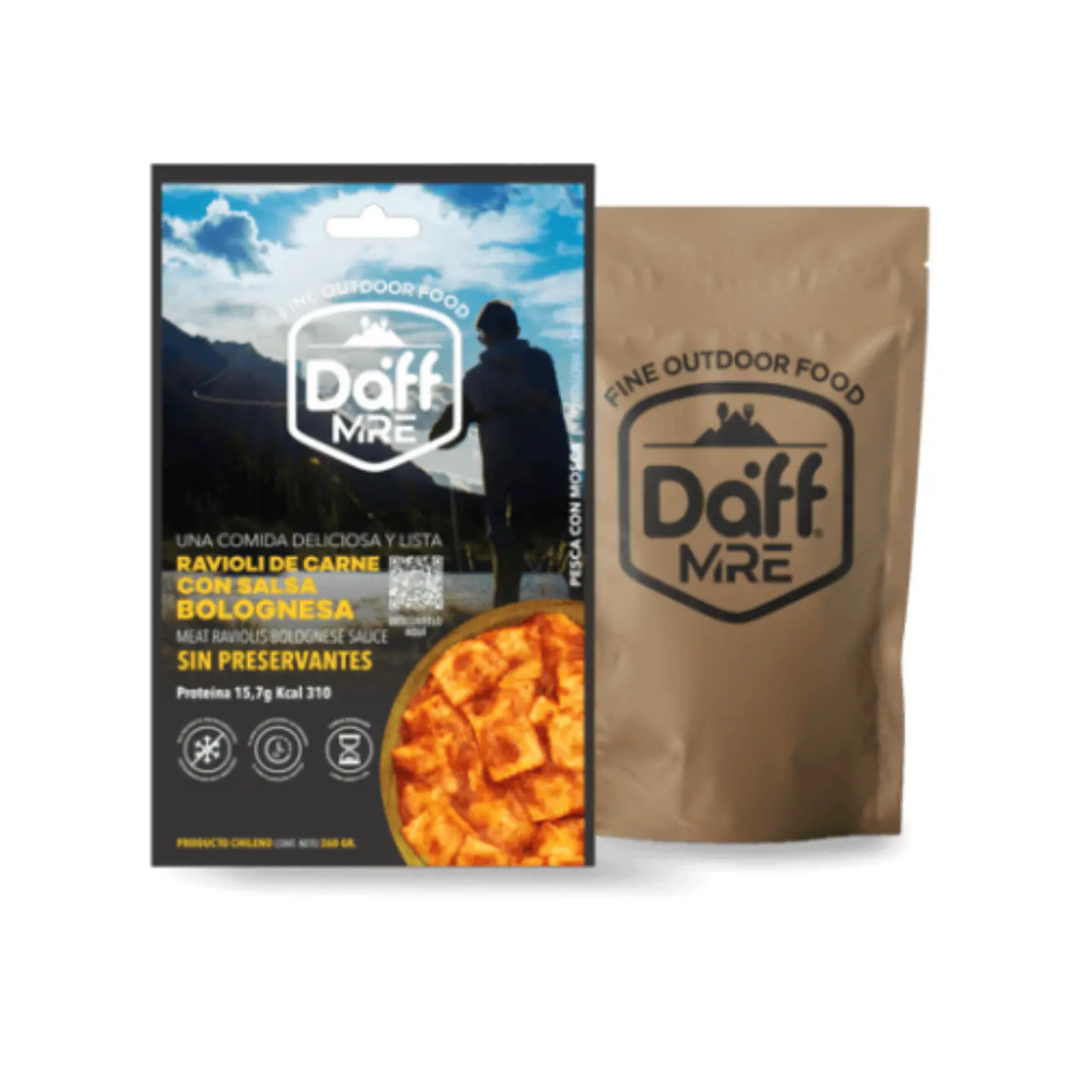 Comida Daff Raviolis de Carne con Salsa Bolognesa 260 gr 1