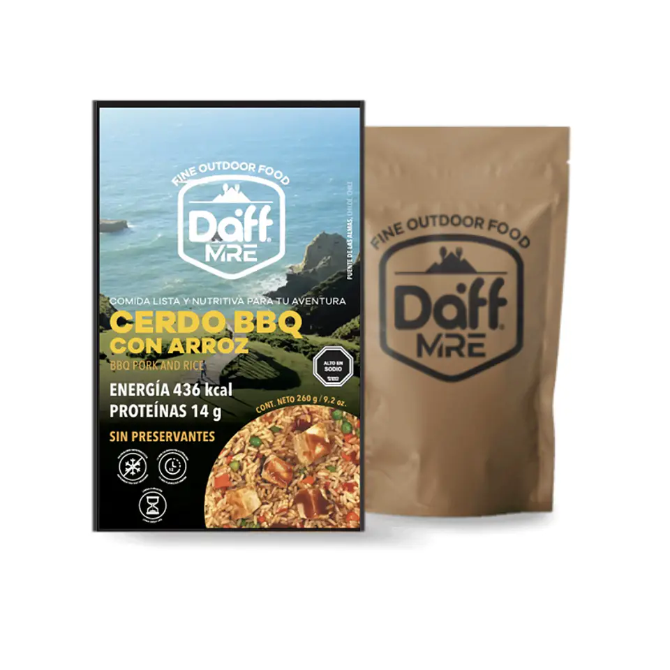 Comida Daff Arroz con Cerdo BBQ 260 gr 1