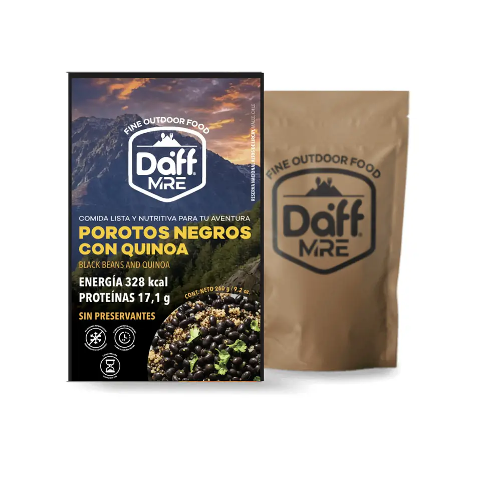 Comida Daff Porotos Negros Con Quinoa 260 gr 1