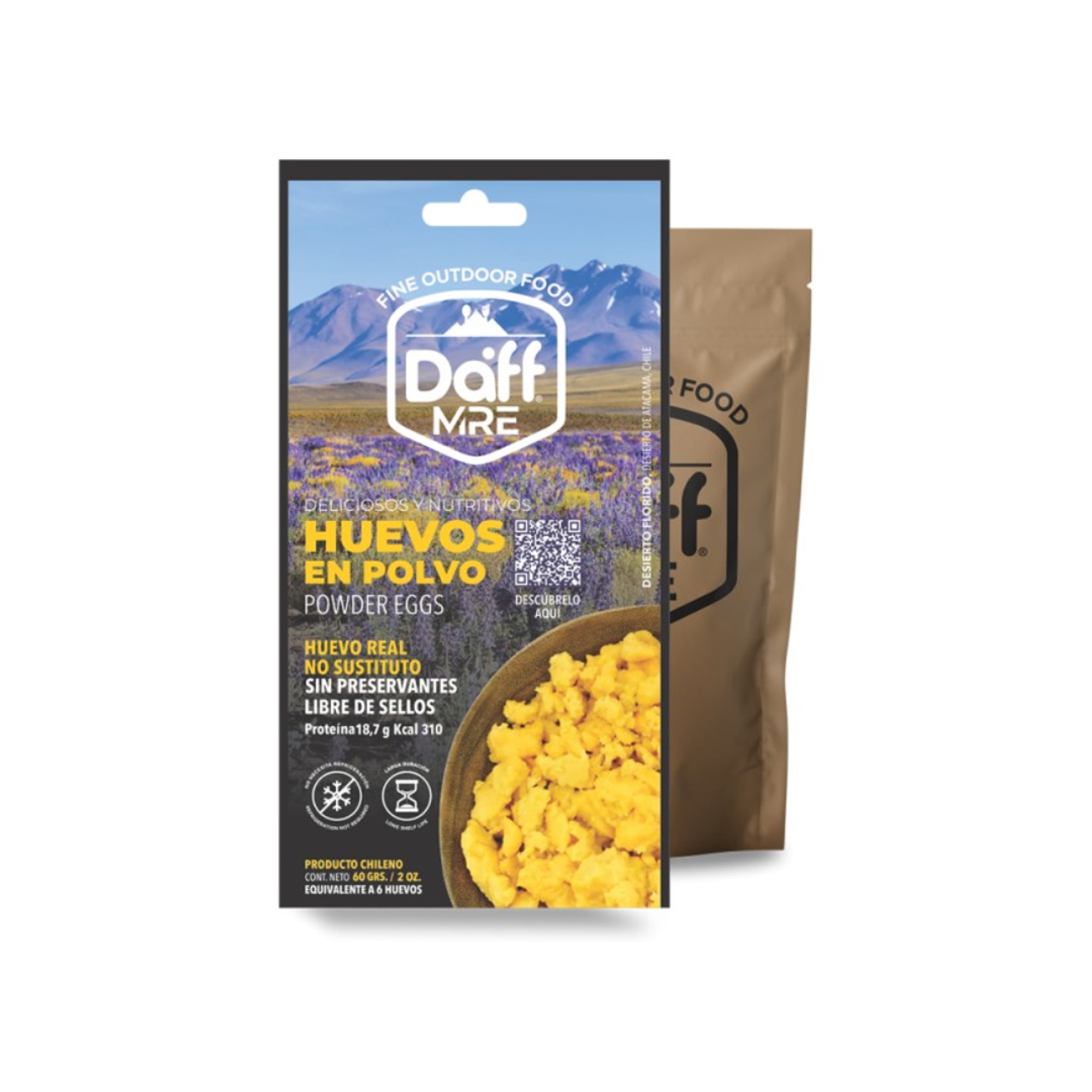 Snack Daff Huevo en Polvo 60 gr 1