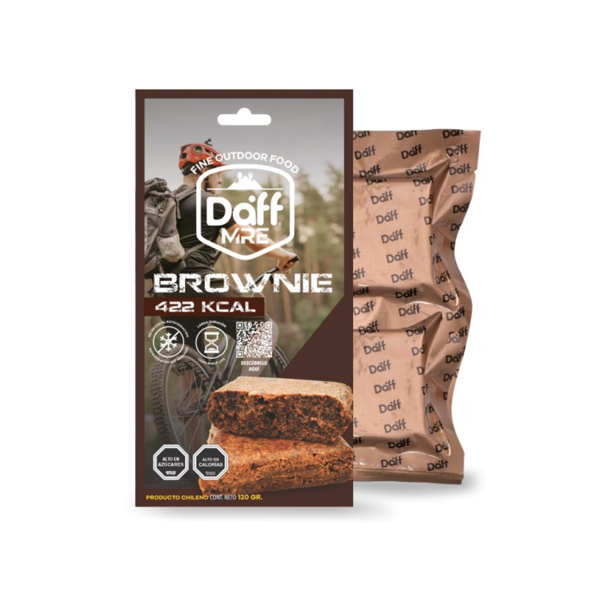 Snack Daff Brownie 120 gr 1