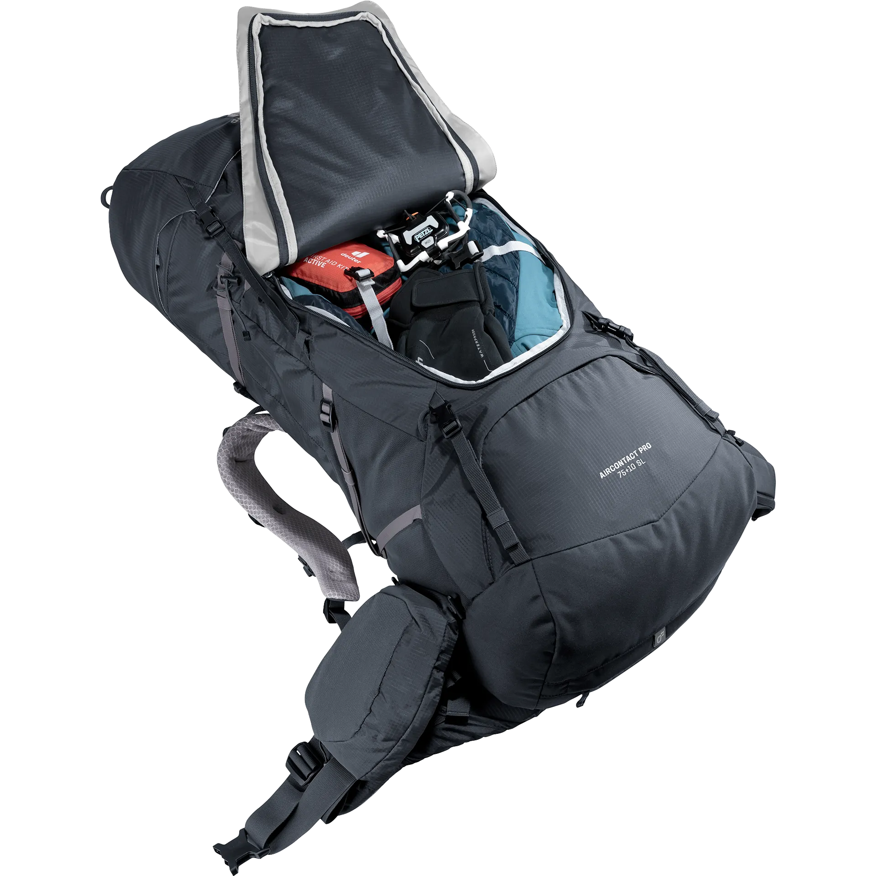 Mochila Trekking Aircontact Pro 85 + 10 Deuter 8