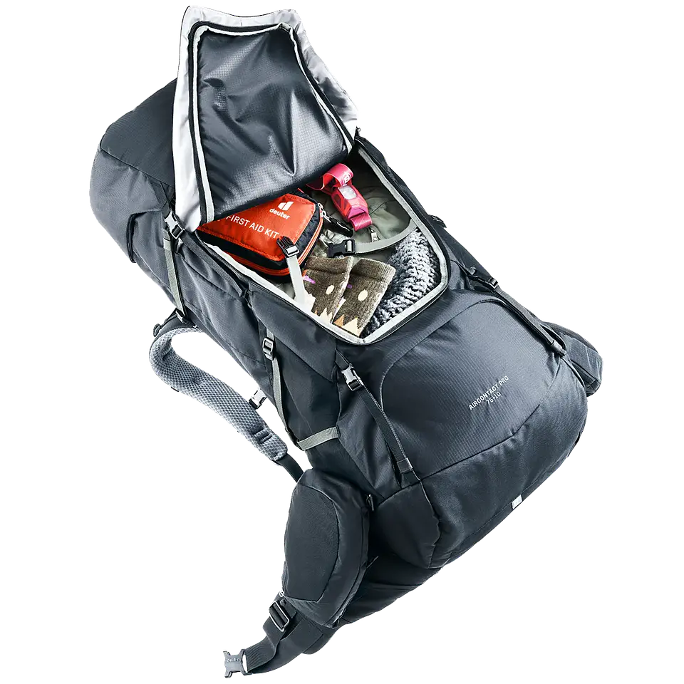 Mochila Trekking Aircontact Pro 75 + 10 Deuter 2