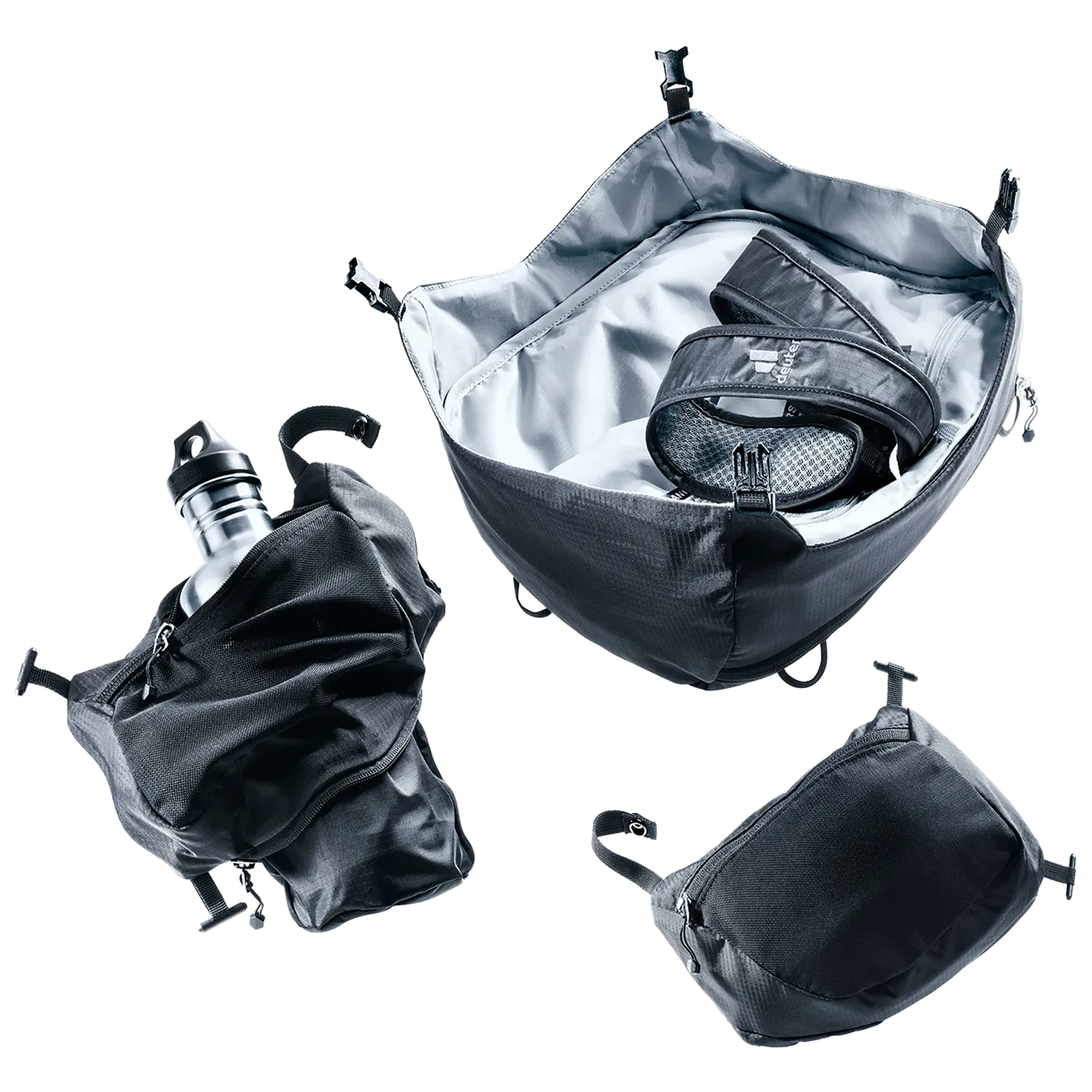 Mochila Trekking Aircontact Pro 75 + 10 Deuter 7