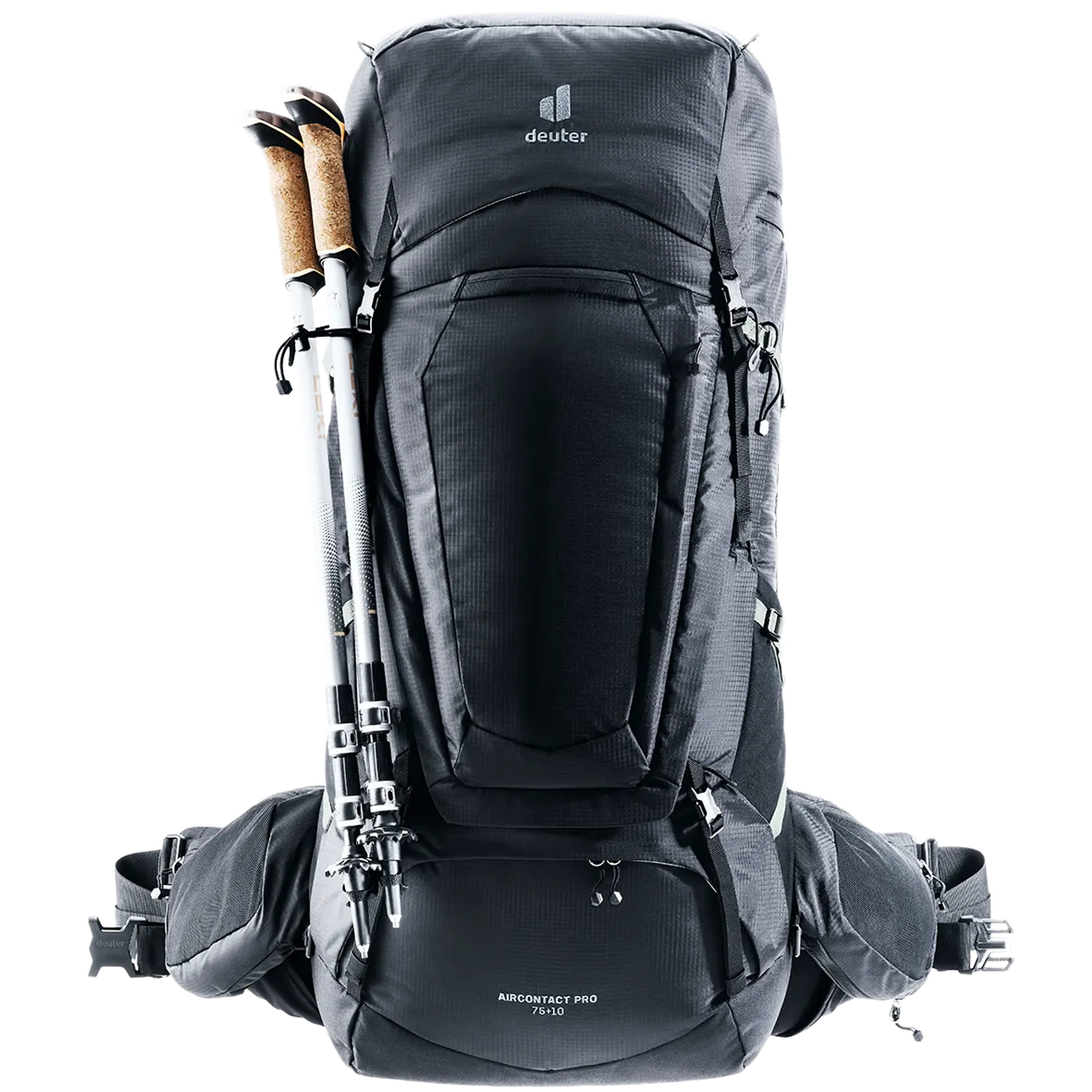 Mochila Trekking Aircontact Pro 75 + 10 Deuter 8