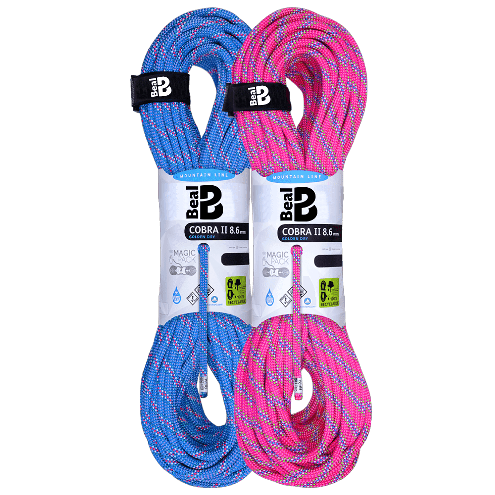 Cuerda Dinamica Cobra II 8,6mm (2) x 60mts Beal 1