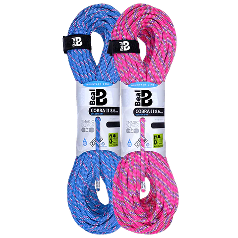 Cuerda Dinamica Cobra II 8,6mm (2) x 60mts Beal