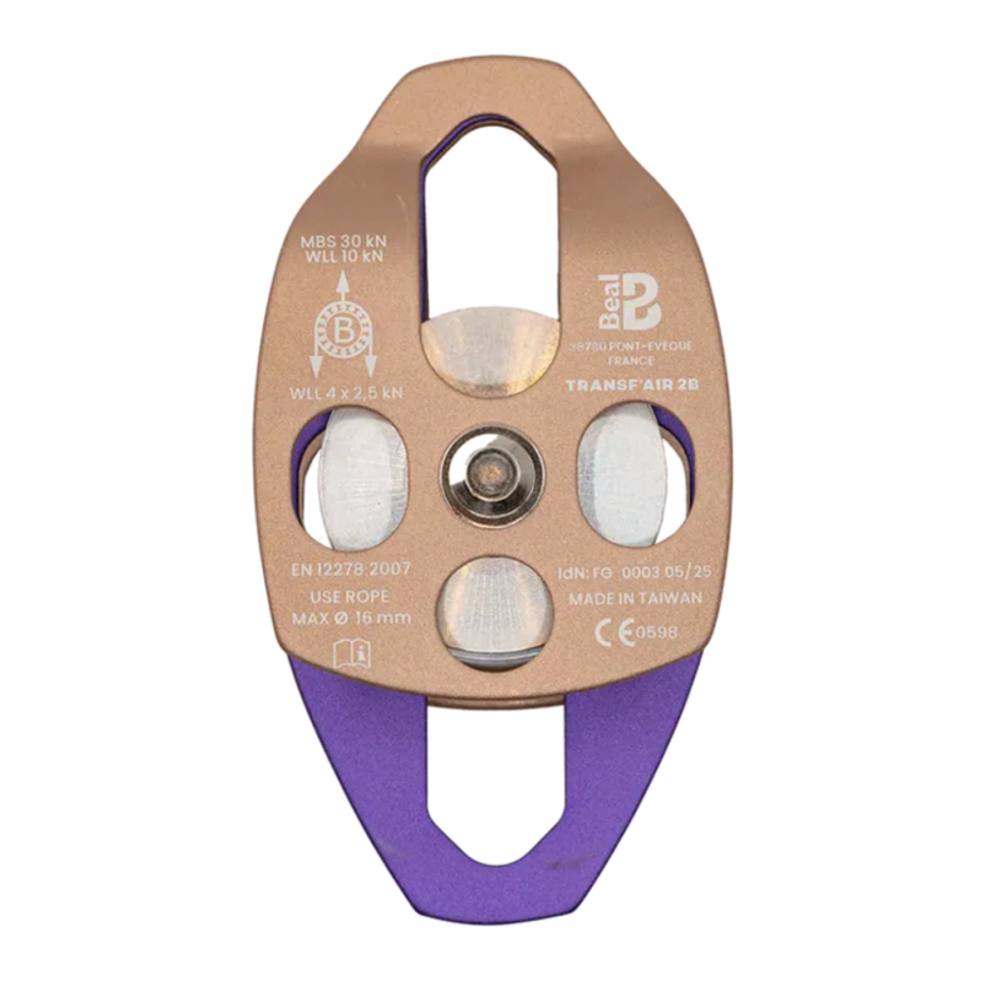 Polea Doble Transf’ Air 2B 30kN 1