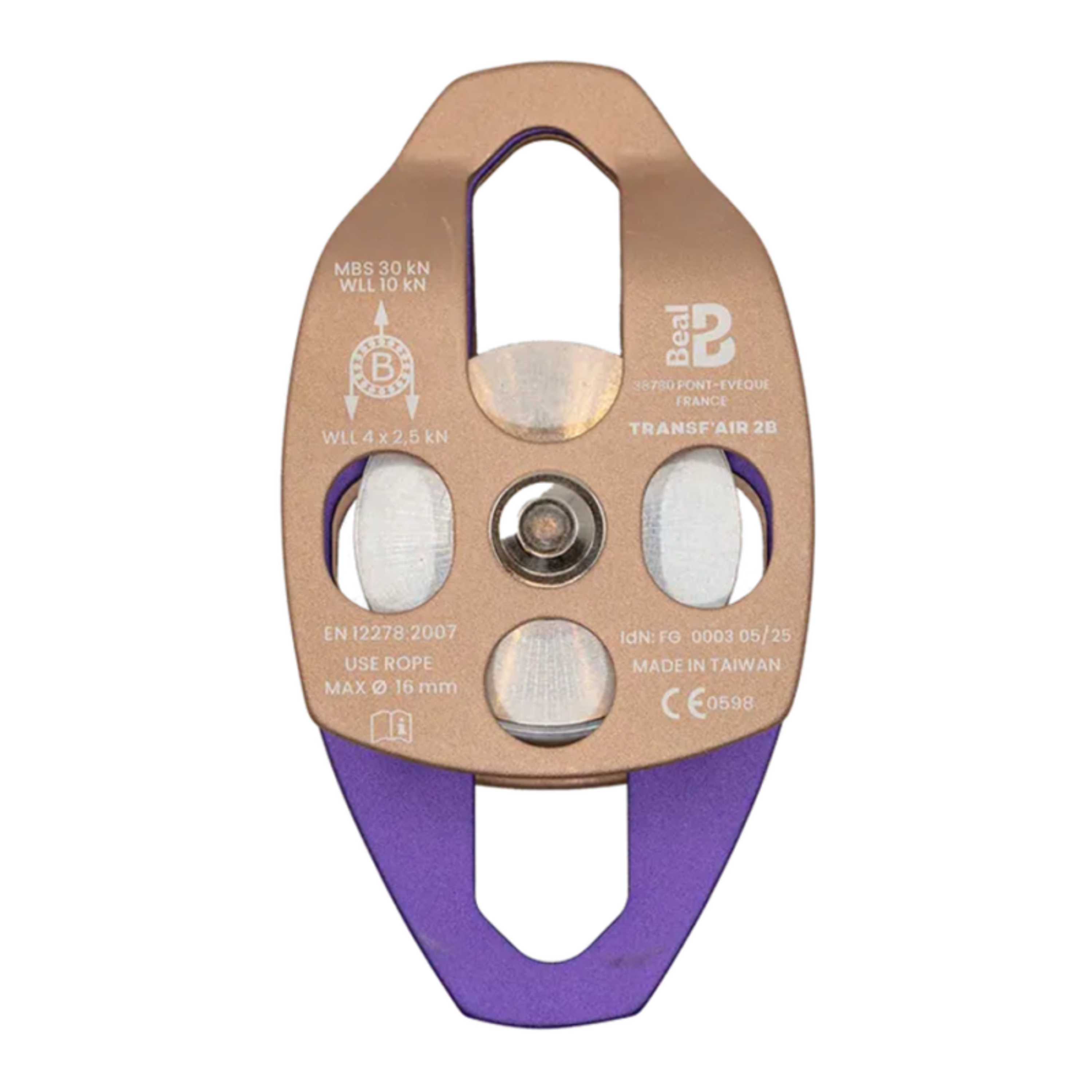 Polea Doble Transf’ Air 2B 30kN 1