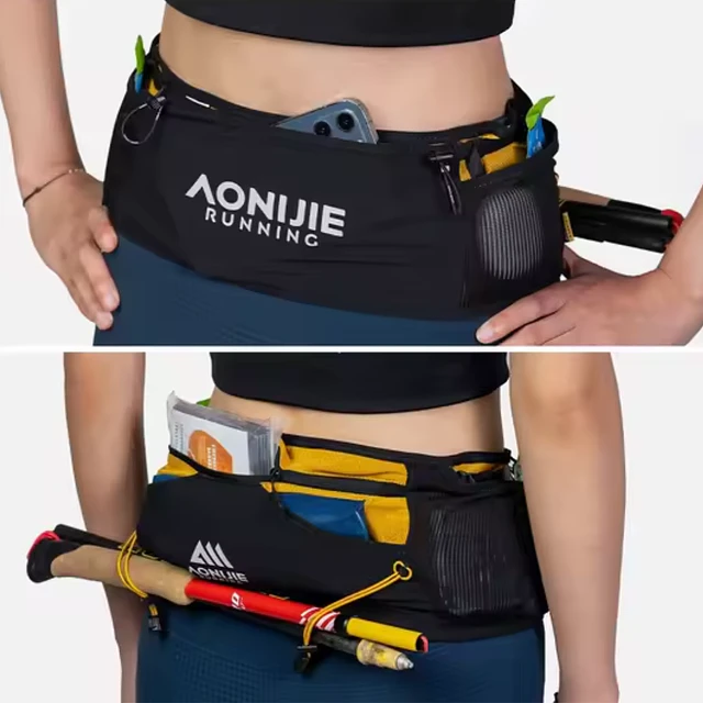Cinturón Running con Botella Softflask 500 ml – Diseño Aonijie