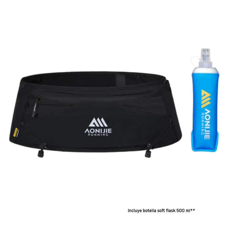 Cinturón Running con Botella Softflask 500 ml Aonijie  2