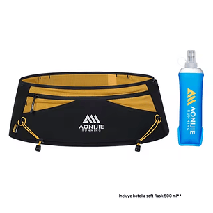 Cinturón Running con Botella Softflask 500 ml Aonijie 