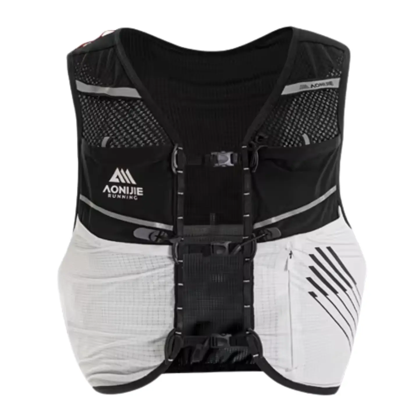Mochila de Hidratacion Champion 5L Running Blanco Aonijie 1