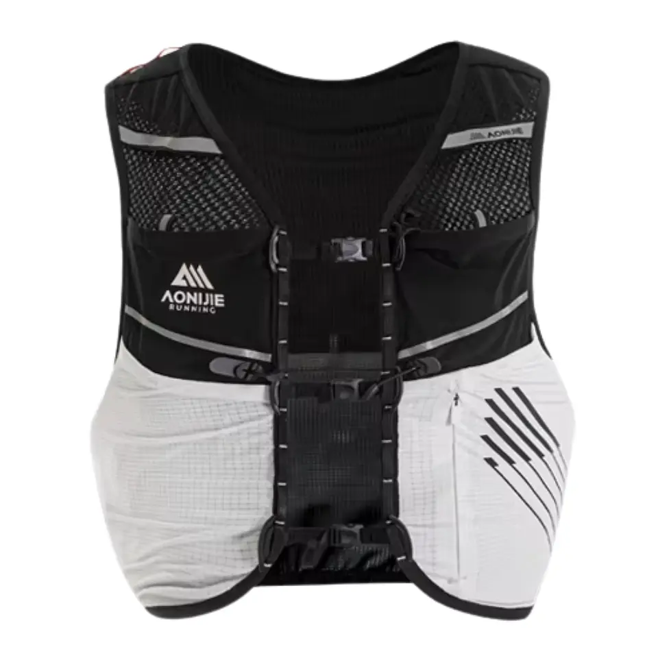 Mochila de Hidratacion Champion 5L Running Blanco Aonijie 1