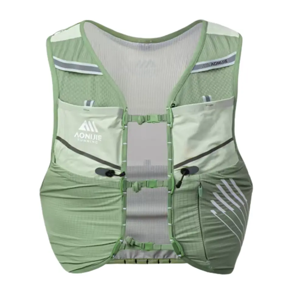 Mochila de Hidratacion Champion 5L Running Verde Aonijie 1