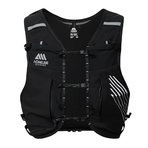 Mochila de Hidratacion Champion 10L Running Negro Aonijie 