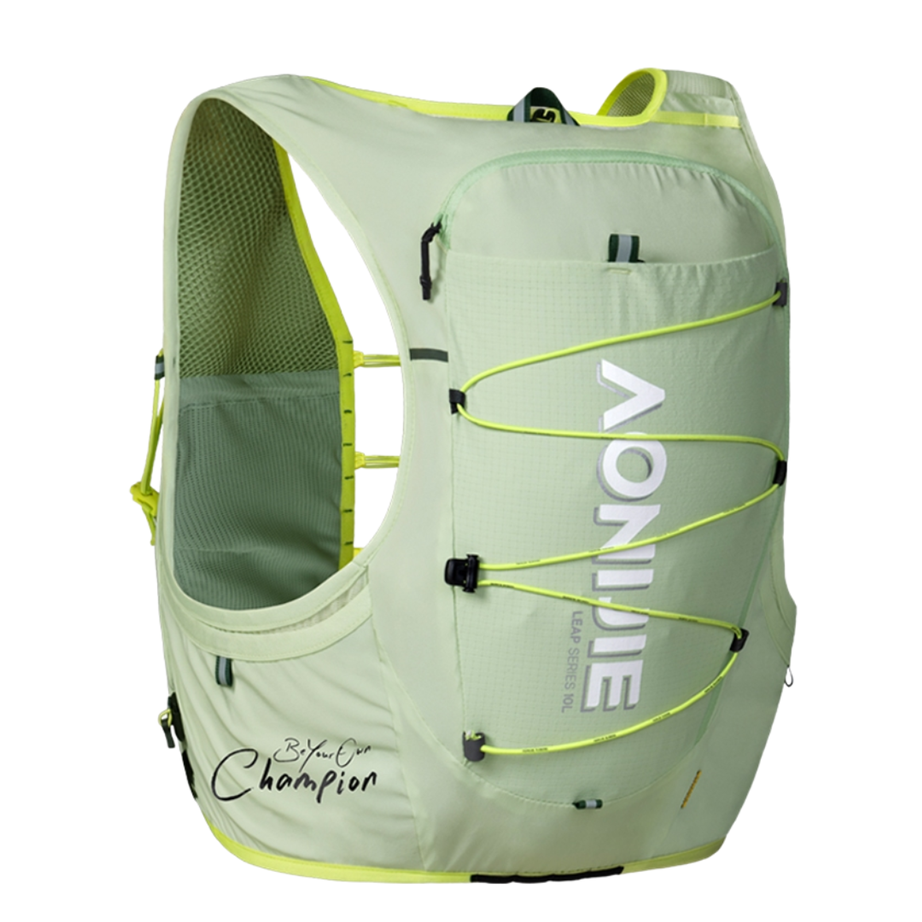 Mochila de Hidratacion Champion 10L Running Verde Aonijie 2