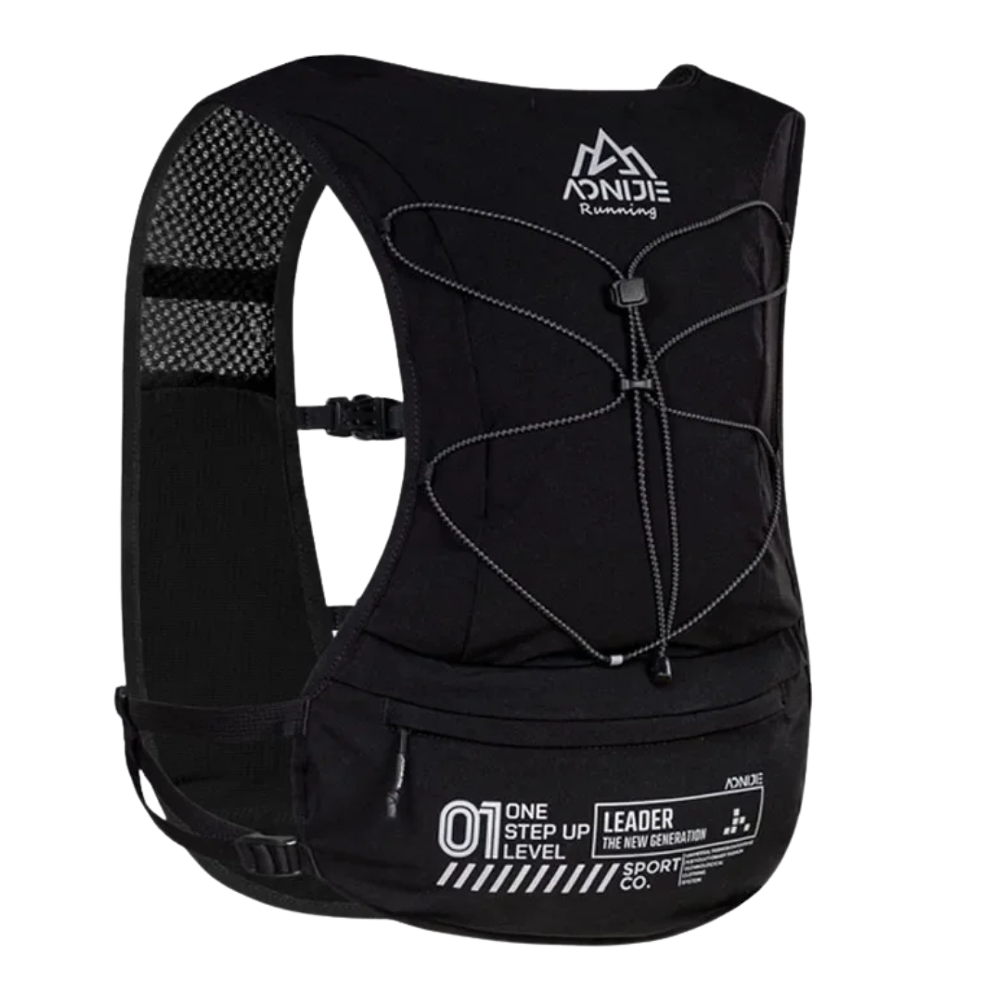 Mochila de Hidratacion 5L Trail Running Negra Aonijie 2