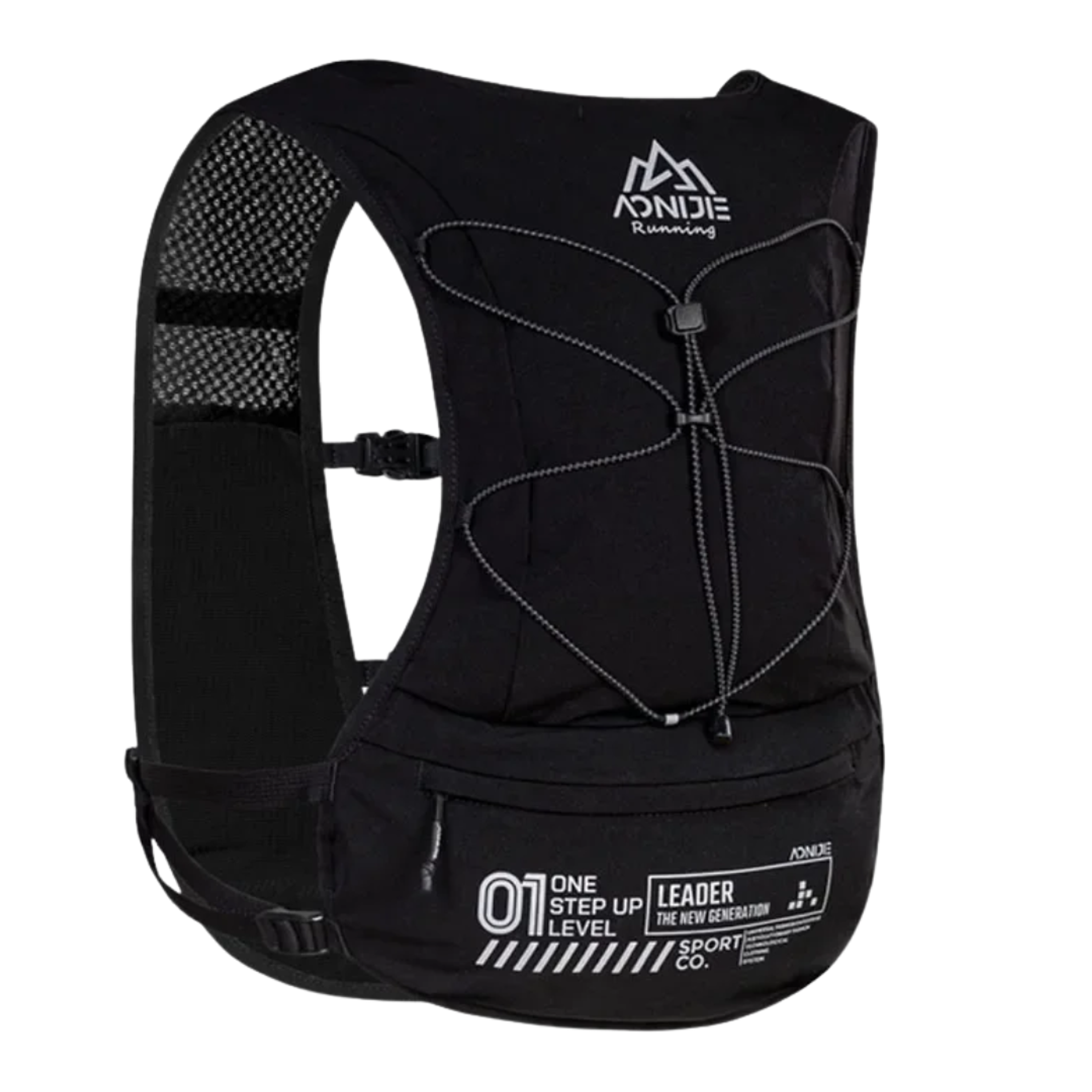 Mochila de Hidratacion 5L Trail Running Negra Aonijie 2