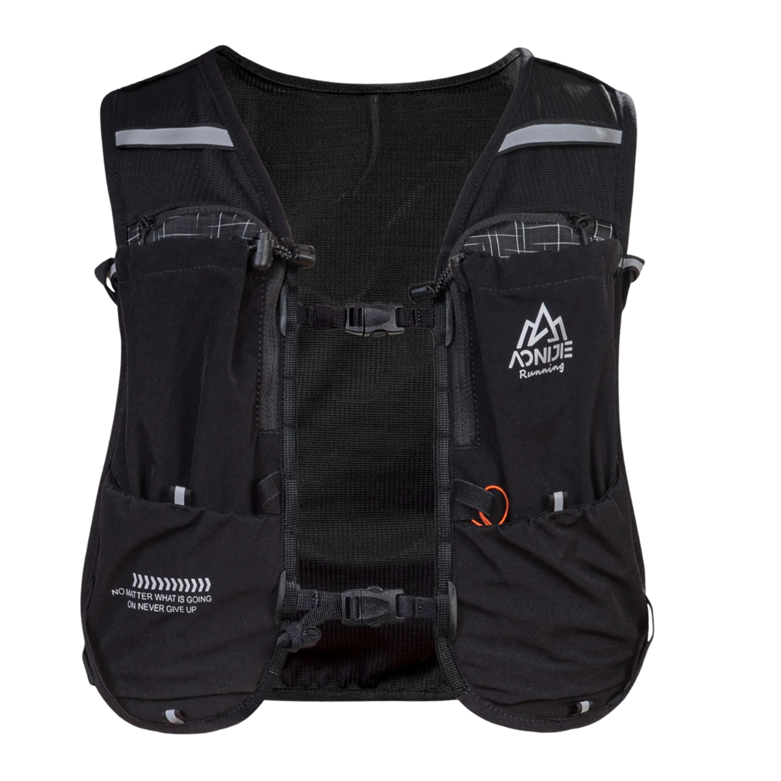 Mochila de Hidratacion 5L Trail Running Negra Aonijie 1